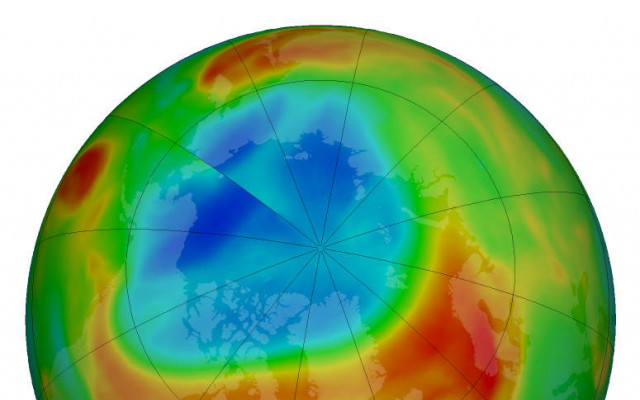 Depletion of the ozone layer